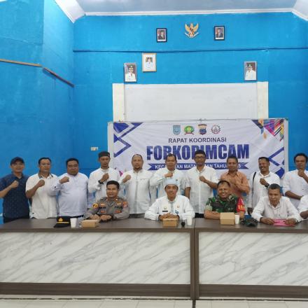 Rapat Koordinasi Forkopimcam Mataraman, Perkuat Program Ketahanan Pangan Desa